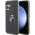 Karl Lagerfeld MagSafe dėklas Galaxy S24 – juodas