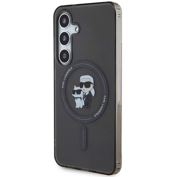 Karl Lagerfeld MagSafe dėklas Galaxy S24 – juodas
