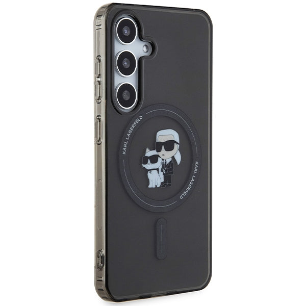 Karl Lagerfeld MagSafe dėklas Galaxy S24 – juodas