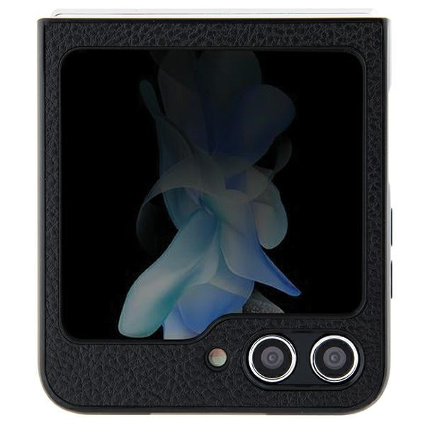 Hello Kitty Metal Logo dėklas Galaxy Z Flip5 – juodas -- Samsung Galaxy Z Flip 5