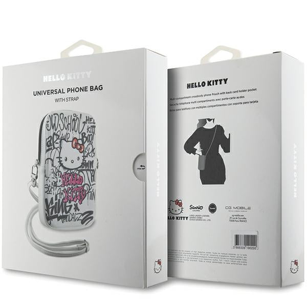 Hello Kitty Graffiti Kitty Head krepšys - baltas -- Uncategorized
