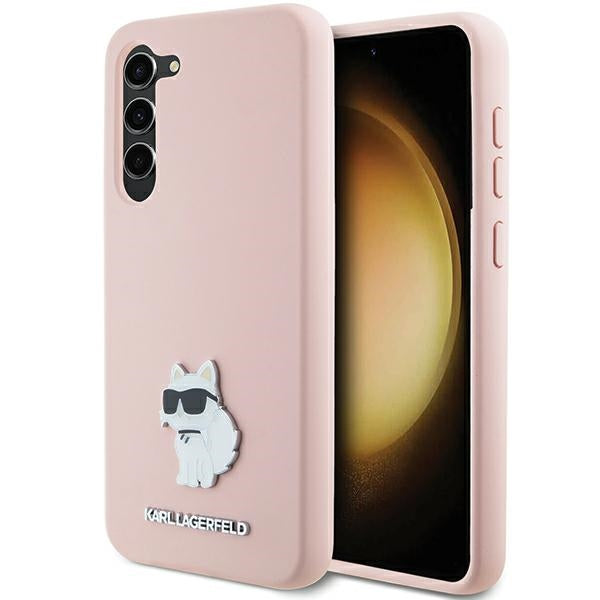 Karl Lagerfeld dėklas Samsung Galaxy S23+ – rožinis