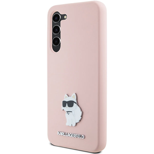 Karl Lagerfeld dėklas Samsung Galaxy S23+ – rožinis