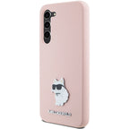 Karl Lagerfeld dėklas Samsung Galaxy S23+ – rožinis