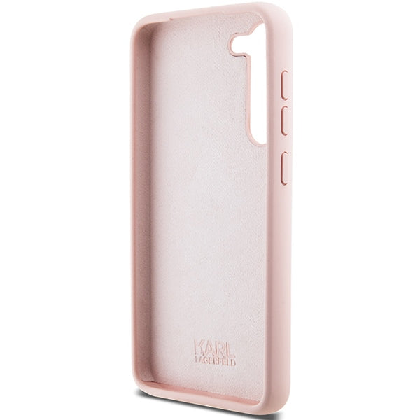 Karl Lagerfeld dėklas Samsung Galaxy S23+ – rožinis