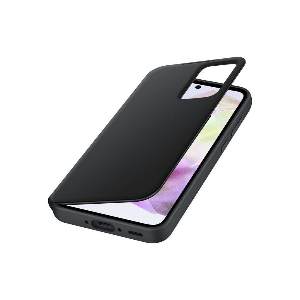 Samsung Smart View Wallet dėklas Galaxy A35 – juodas