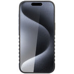 Audi odinis MagSafe dėklas iPhone 15 Pro – juodai raudonas