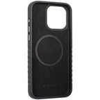 Audi odinis MagSafe dėklas iPhone 15 Pro – juodai raudonas