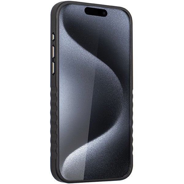 Audi odinis MagSafe dėklas iPhone 15 Pro Max – juodai raudonas
