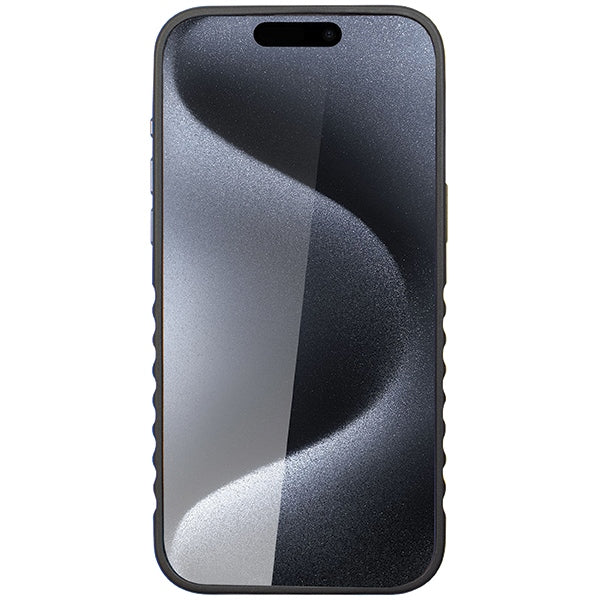 Audi odinis MagSafe dėklas iPhone 15 Pro Max – juodai raudonas