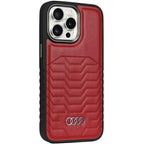 Audi odinis MagSafe dėklas iPhone 14 Pro – raudonas
