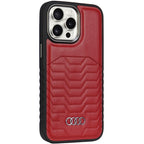 Audi MagSafe dėklas iPhone 14 Pro Max – raudonas
