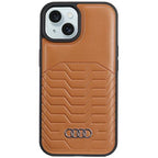 Audi MagSafe odinis dėklas iPhone 15/14/13 – rudas