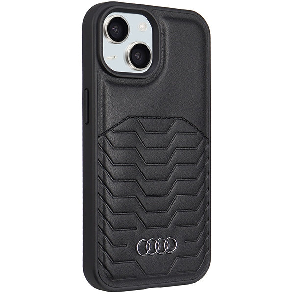Audi MagSafe dėklas iPhone 15/14/13 – juodas