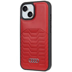 Audi MagSafe dėklas iPhone 15/14/13 6.1" – raudonas
