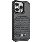 Audi MagSafe eko odos dėklas iPhone 15 Pro – juodas