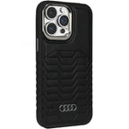 Audi MagSafe eko odos dėklas iPhone 15 Pro – juodas