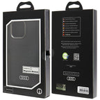 Audi MagSafe dėklas iPhone 15 Pro Max – juodas