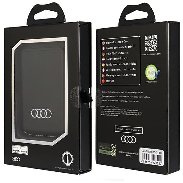 Audi magnetinė MagSafe piniginė kortelėms – juoda -- Cell phone cases and covers