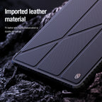 Nillkin Bumper Leather Case Pro dėklas Tab S9+ – juodas -- Samsung Galaxy Tab S9+