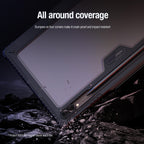Nillkin Bumper Leather Case Pro dėklas Tab S9+ – juodas -- Samsung Galaxy Tab S9+