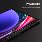 Nillkin Bumper Leather Case Pro dėklas Tab S9+ – juodas -- Samsung Galaxy Tab S9+