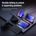 Nillkin Bumper Leather Case Pro dėklas Tab S9+ – juodas -- Samsung Galaxy Tab S9+
