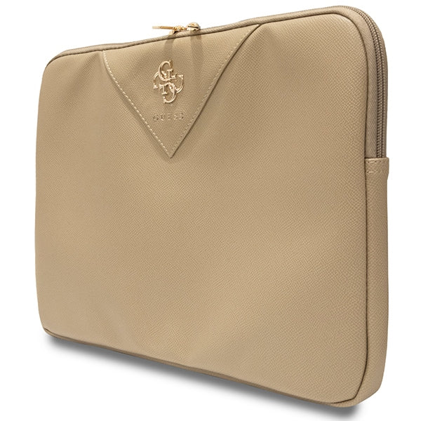 Guess Triangle 4G dėklas 14" nešiojamajam kompiuteriui – auksinis -- Laptop Bags