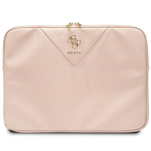 Guess Triangle 4G dėklas 14" nešiojamajam kompiuteriui - rožinis -- Laptop Bags