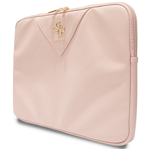 Guess Triangle 4G dėklas 14" nešiojamajam kompiuteriui - rožinis -- Laptop Bags