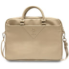 Guess Triangle 4G krepšys 16" nešiojamajam kompiuteriui - auksinis -- Laptop Bags
