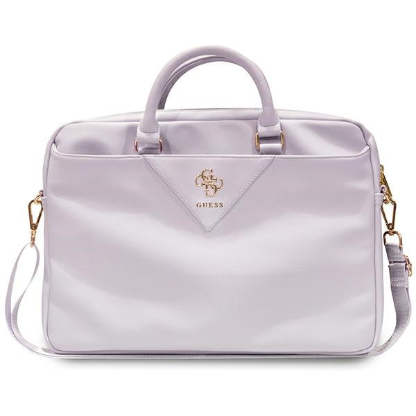 Guess Triangle 4G krepšys 16" nešiojamajam kompiuteriui – violetinis -- Laptop Bags