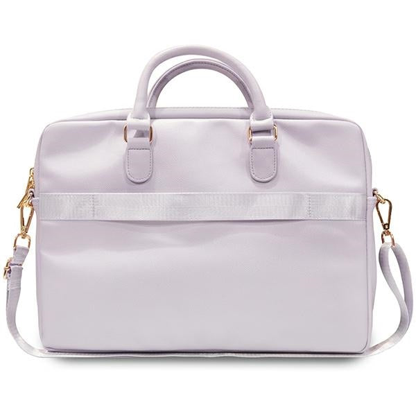 Guess Triangle 4G krepšys 16" nešiojamajam kompiuteriui – violetinis -- Laptop Bags