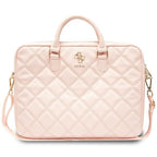 Guess Quilted 4G krepšys 16" nešiojamajam kompiuteriui – rožinis -- Laptop Bags