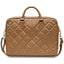 Guess Quilted 4G krepšys 16" nešiojamajam kompiuteriui - rudas -- Laptop Bags