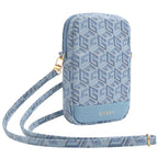 Guess Zip GCube Bottom Stripe telefono krepšys - mėlyna -- Uncategorized