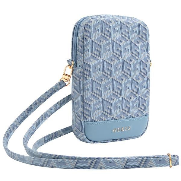 Guess Zip GCube Bottom Stripe telefono krepšys - mėlyna -- Uncategorized
