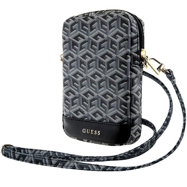Guess Zip GCube Bottom Stripe telefono krepšys - juodas -- Uncategorized