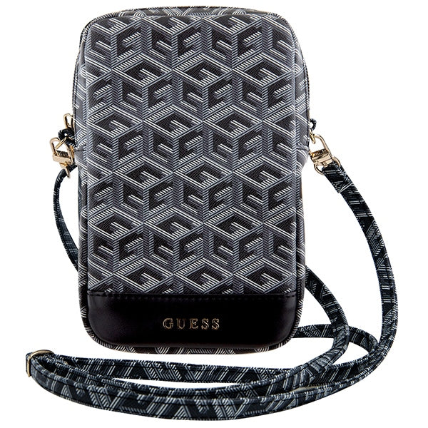 Guess Zip GCube Bottom Stripe telefono krepšys - juodas -- Uncategorized