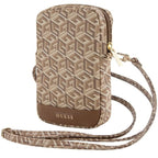 Guess Zip GCube Bottom Stripe telefono krepšys - rudas -- Uncategorized