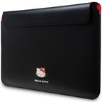 Hello Kitty PU Metal Logo dėklas 14" nešiojamajam kompiuteriui - juodas -- Laptop Bags
