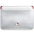 Hello Kitty PU Metal Logo dėklas 14" nešiojamajam kompiuteriui - sidabrinis -- Laptop Bags