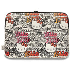 Hello Kitty PU Metal Logo dėklas 14" nešiojamajam kompiuteriui - smėlinis -- Laptop Bags