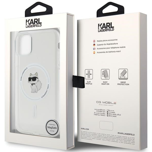 Karl Lagerfeld MagSafe dėklas iPhone 11/XR – skaidrus -- iPhone 11