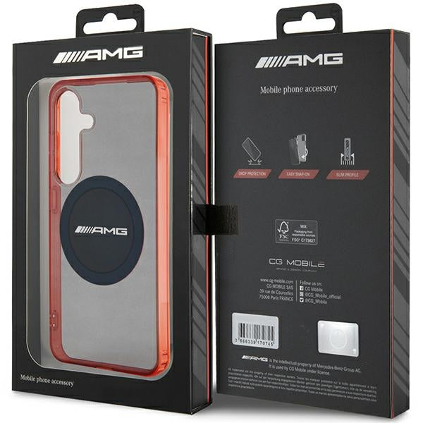 AMG skaidrus MagSafe dėklas Galaxy S24 – juodas