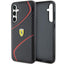 Ferrari „Twist Metal Logo“ dėklas Samsung Galaxy S23 FE – juodas