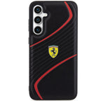 Ferrari „Twist Metal Logo“ dėklas Samsung Galaxy S23 FE – juodas