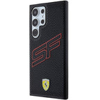 Ferrari Big SF Perforated dėklas Galaxy S24 Ultra – juodas
