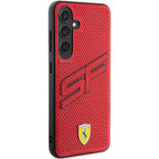 Ferrari Big SF Perforated dėklas Galaxy S24+ – raudonas