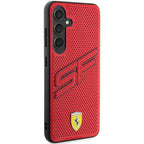 Ferrari Big SF Perforated dėklas Galaxy S24 – raudonas